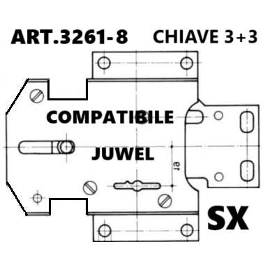 Art.3261-8 compatibile Juwel (SX) ATTENZIONE:...