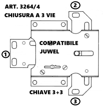 Art.3264-4 compatibile Juwel (DX)