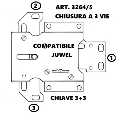 Art.3264-5 compatibile Juwel (SX)