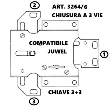 Art.3264-6 compatibile Juwel (SX)