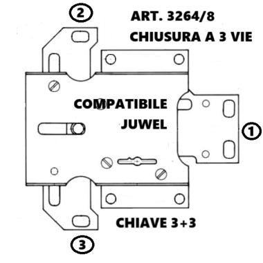 Art.3264-8 compatibile Juwel (SX)