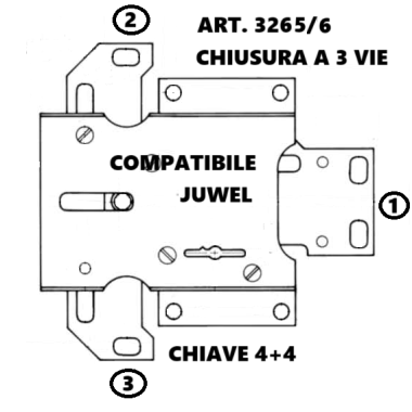 Art.3265-6 compatibile Juwel (SX)