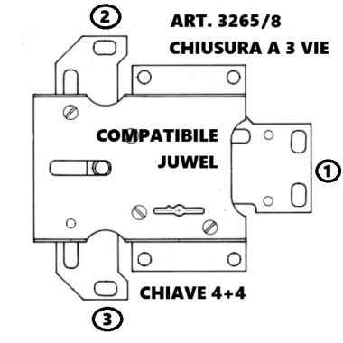 Art.3265-8 compatibile Juwel (SX)