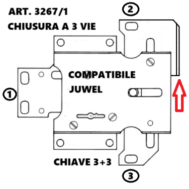 Art.3267-1 compatibile Juwel (DX)