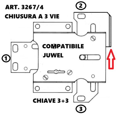 Art.3267-4 compatibile Juwel (DX)