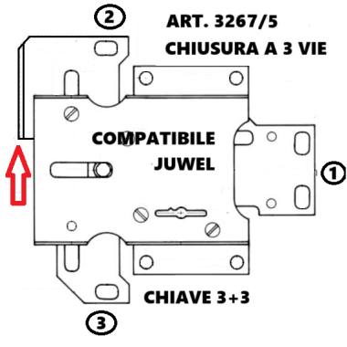 Art.3267-5 compatibile Juwel (SX)