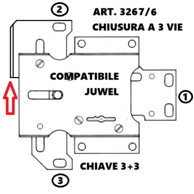 Art.3267-6 compatibile Juwel (SX)