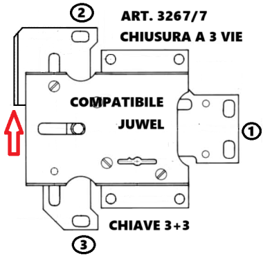 Art.3267-7 compatibile Juwel (SX)