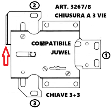 Art.3267-8 compatibile Juwel (SX)