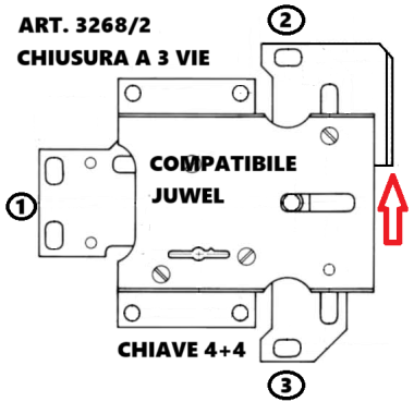 Art.3268-2 compatibile Juwel (DX)