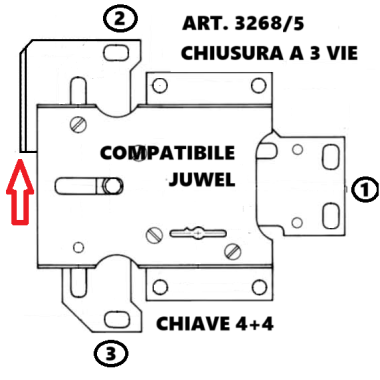Art.3268-5 compatibile Juwel (SX)