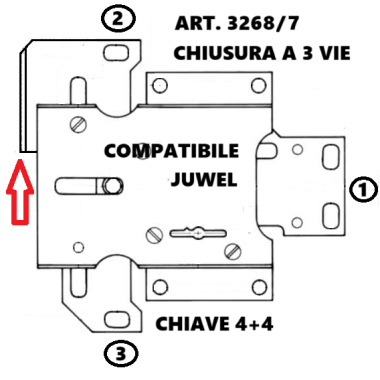 Art.3268-7 compatibile Juwel (SX)