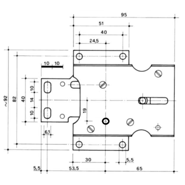 Art.3261-4 compatibile JUWEL - SERCAS (DX) ATTENZIONE: INSERIMENTO CHIAVE POSTERIORE