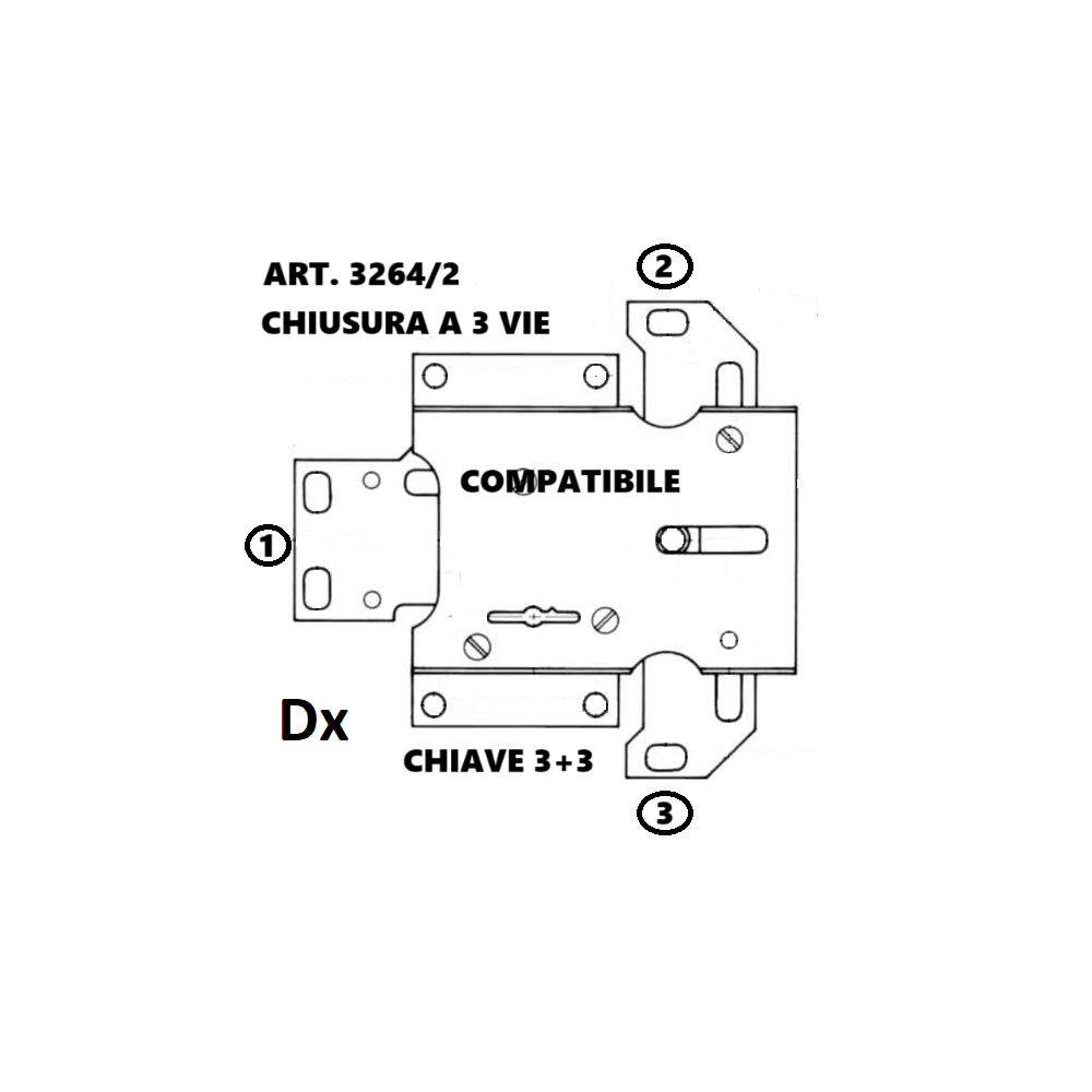 Art.3264-2 Compatibile JUWEL - SERCAS (DX)