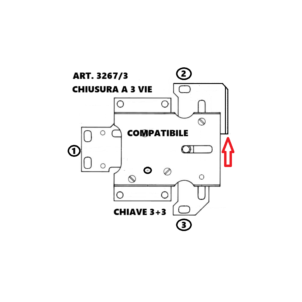 Art.3267-3 compatibile JUWEL - SERCAS (DX)